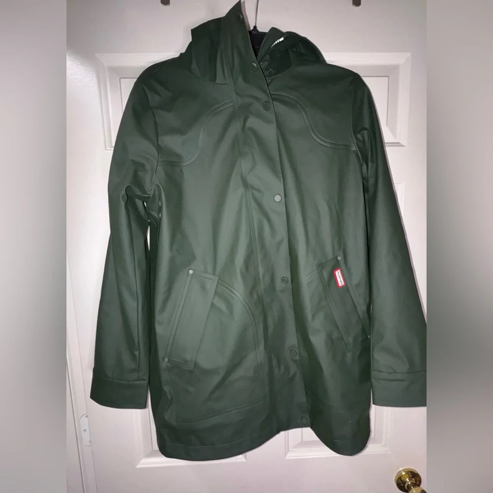Hunter Women's Acacia Rain Coat, size small, NWT - Picture 5 of 13